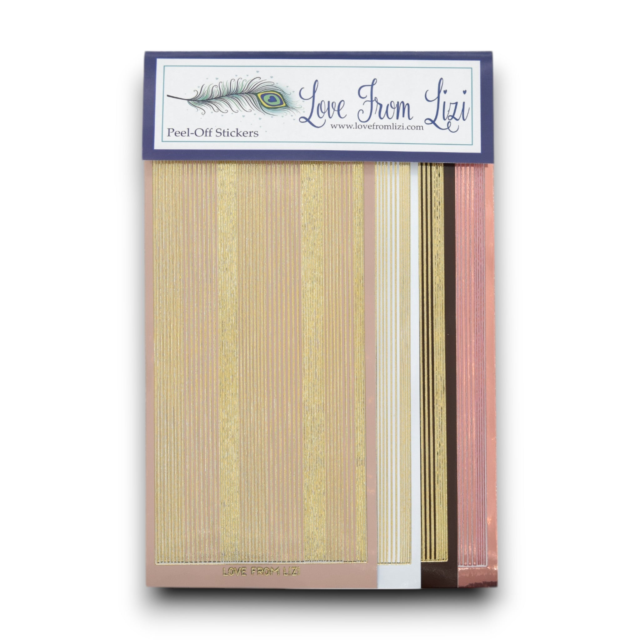Tea With Tilda - Pin Stripe Peel-Off 4 Pack
